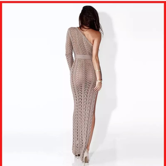 ❤️Host Pick❤️ Knitted See through Slit Dress Brand New - Picture 7 of 10